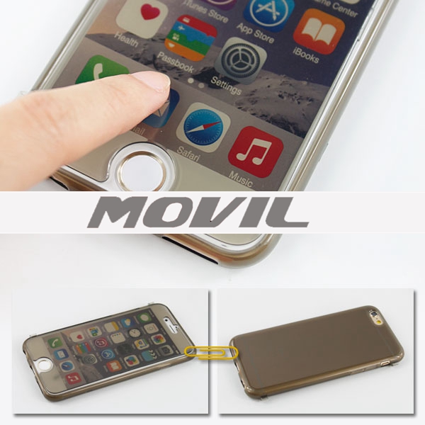 NP-2056 TPU Touch pantalla Flip Funda para Apple iPhone 6-2